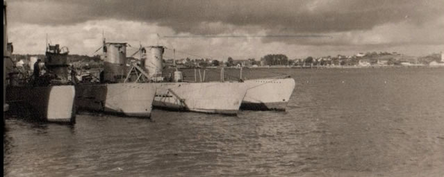 Varios uboote en Pillau