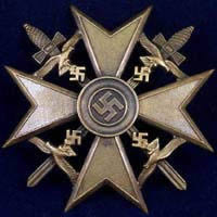 Cruz de España en Bronze con Espadas