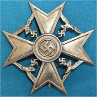 Cruz de España en Bronze