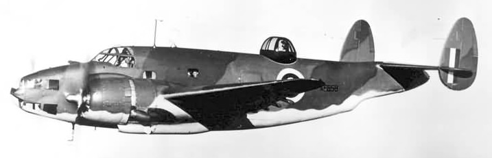 Un avión Lockheed Ventura.